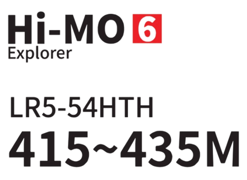 LONGi Hi-MO 6 Explorer 415–435W — Black Frame